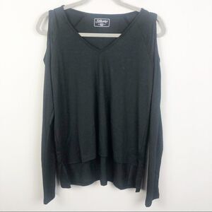 STILLWATER SUPPLY CO | Cold Shoulder V-Neck Long Sleeve Top Women’s Size Medium